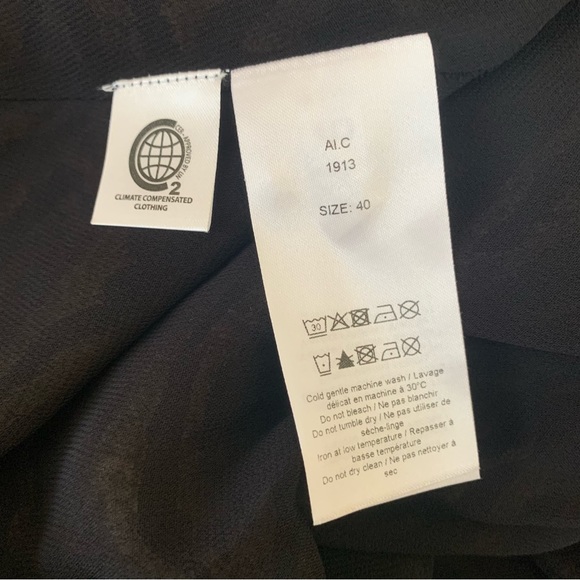 GANNI Tiger Animal Print Maxi Wrap Dress Size 40 US 8 - Picture 10 of 14